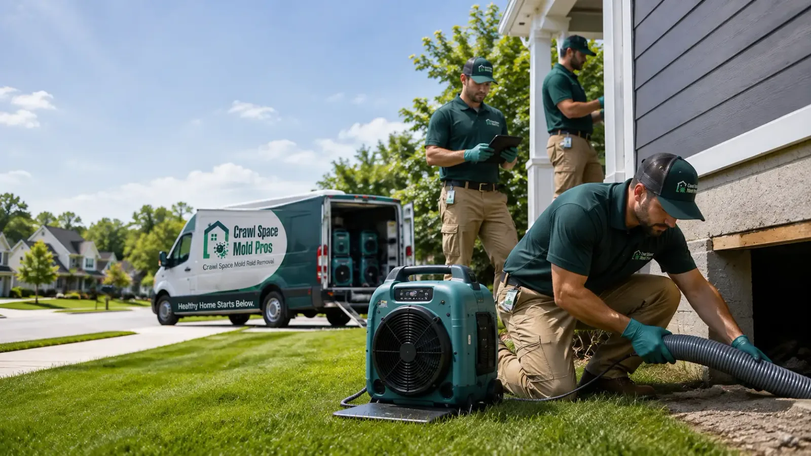 Crawl Space Mold Removal in Chester, NE